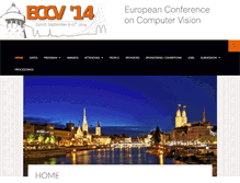 Tablet Screenshot of eccv2014.org